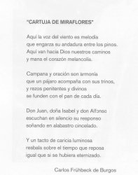 "CARTUJA DE MIRAFLORES"- Carlos Frübeck 